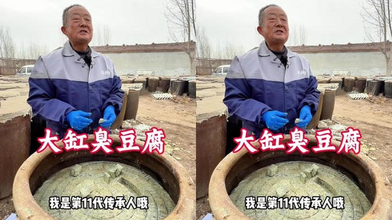河北邢台大缸臭豆腐#传统工艺 #臭豆腐