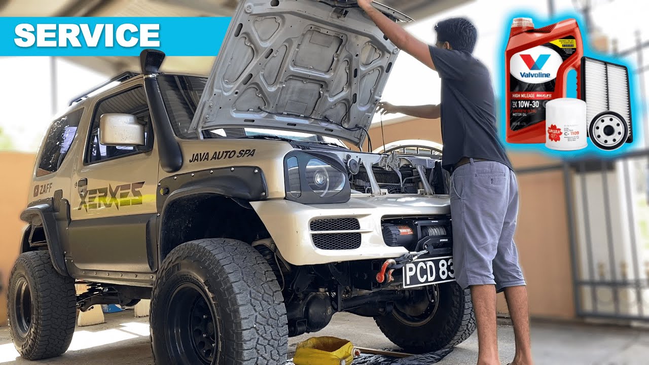 Jimny Gets an Oil Change | Vlog