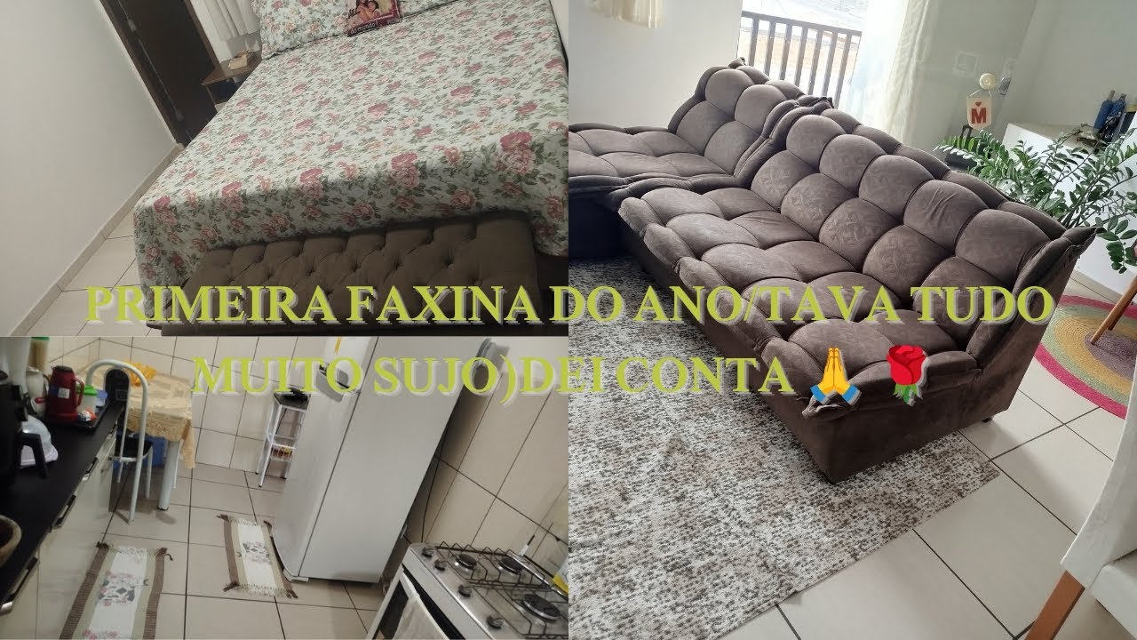Primeira faxina do ano/tava tudo muito sujo/dei conta 🙏🌹