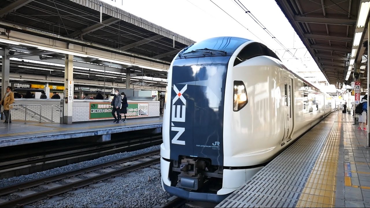 JR東日本 成田エクスプレス３９号 （E259系運行） 超広角車窓 進行右側 池袋～成田空港