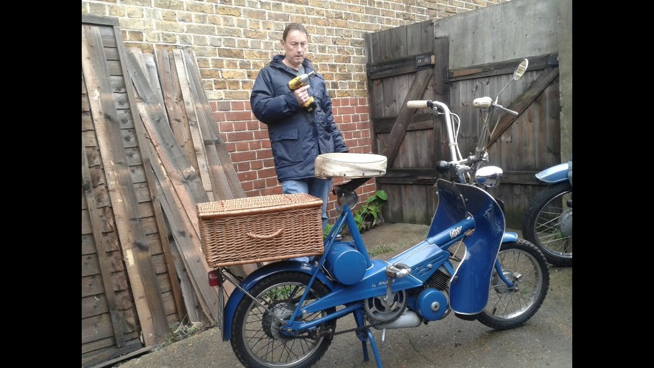 Raleigh Moped, checking points gap.