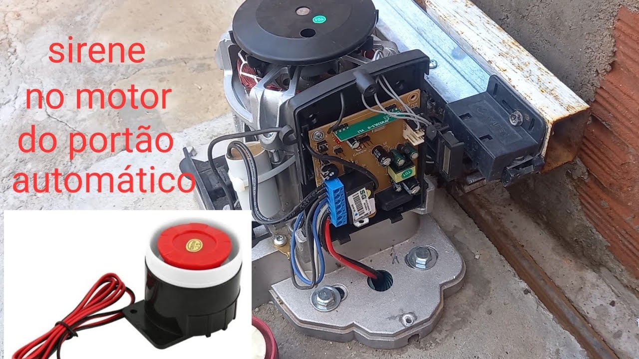 Com instalar Alarme no portão automático