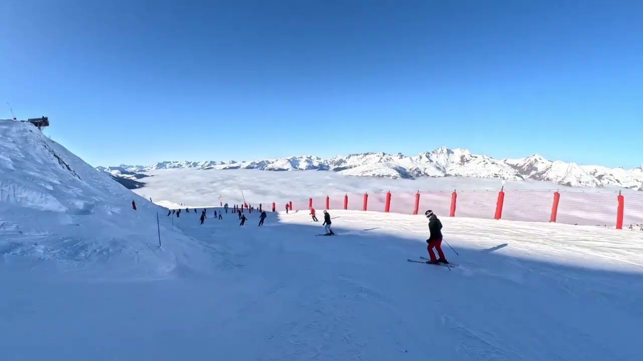 LES ARCS    Arpette 14 - Col des Frettes 2384 m - WAY TO THE ROOFTOP                 GoPro 12, 4K