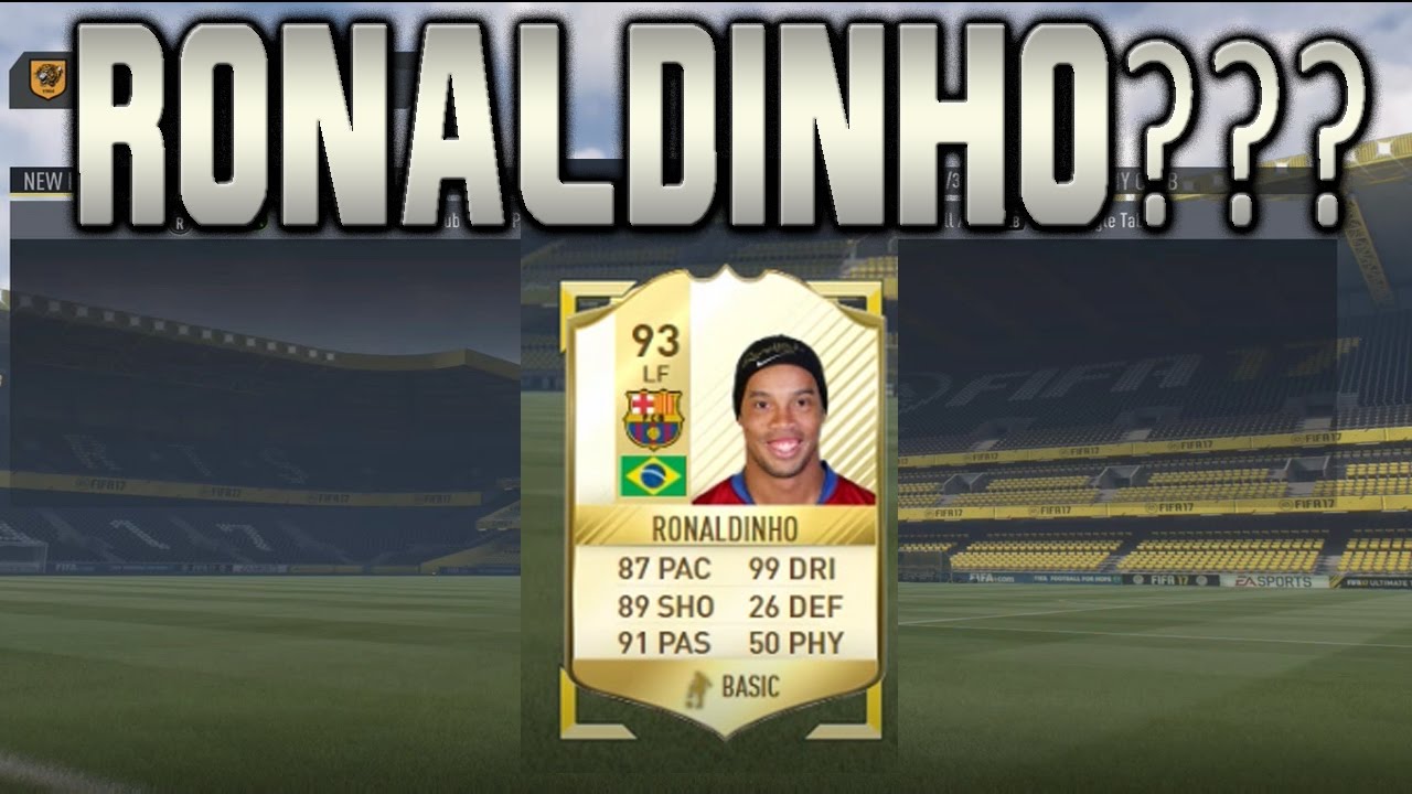 FIFA 17 glitch - Ronaldinho in pack?
