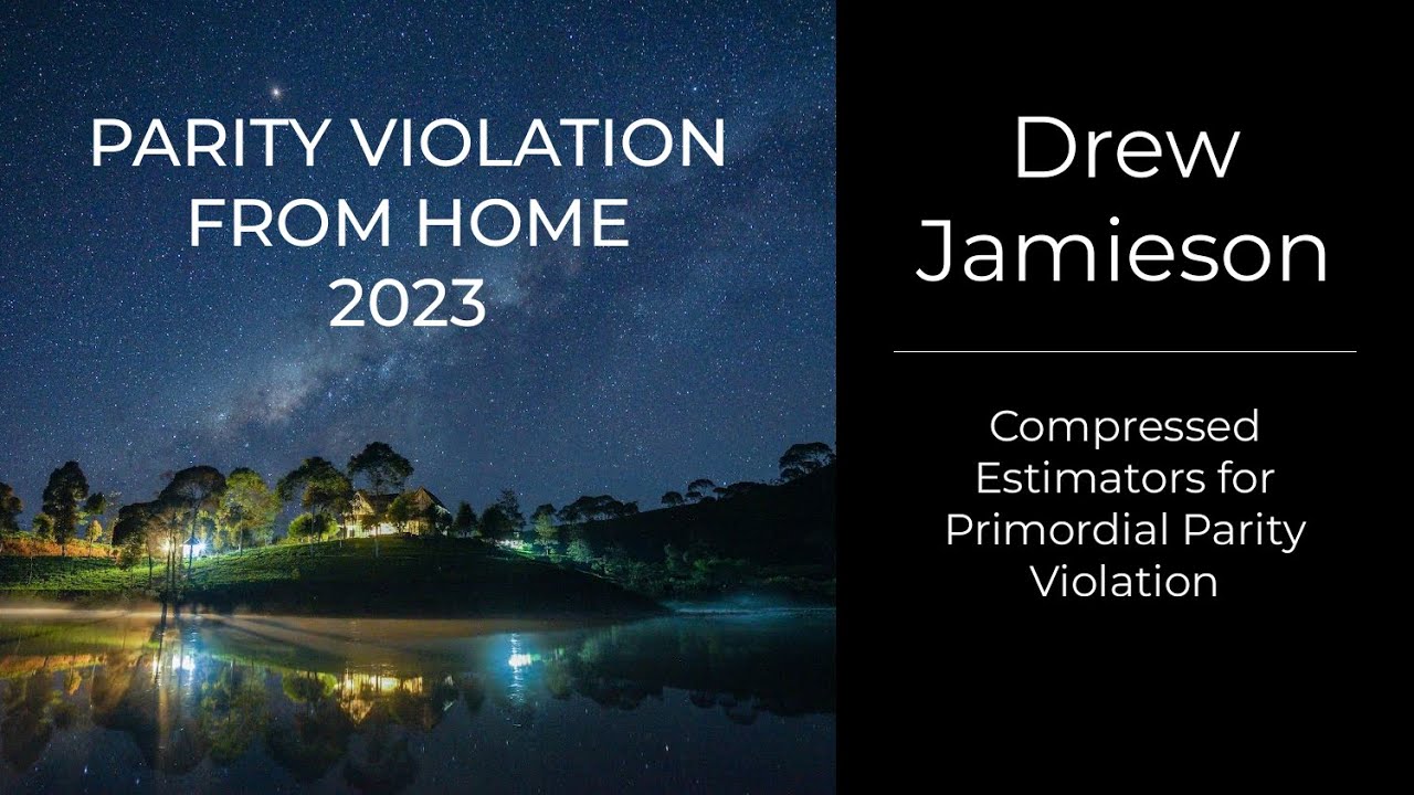 Drew Jamieson - Compressed estimators of cosmic parity violation