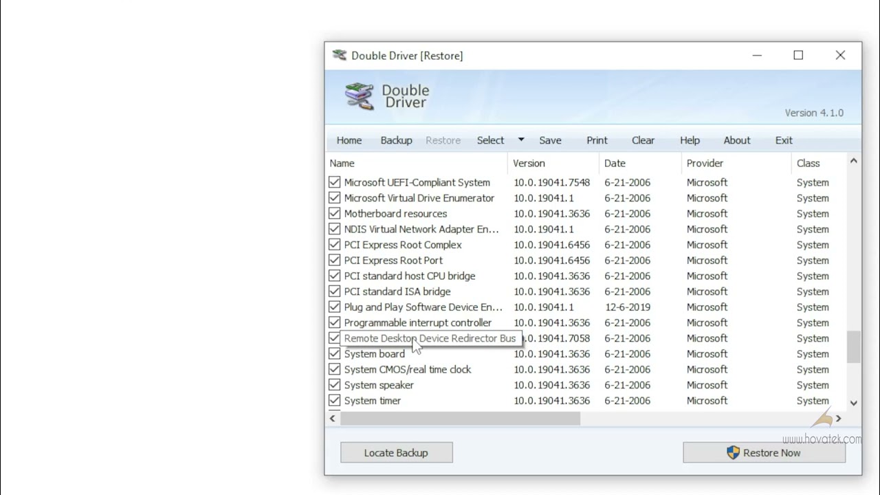 Как восстановить драйверы Windows с помощью Double Driver