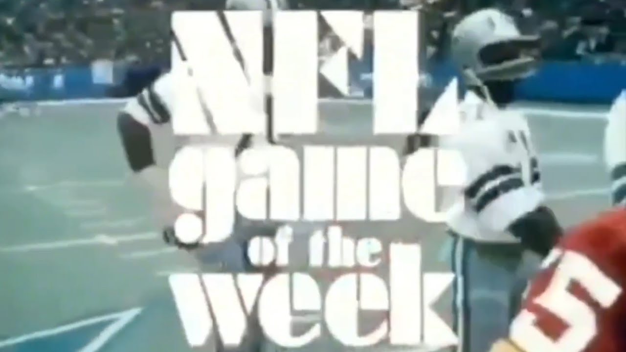 1974 Dallas Cowboys vs Washington Redskins Week 12 (NFL Game of The Week)