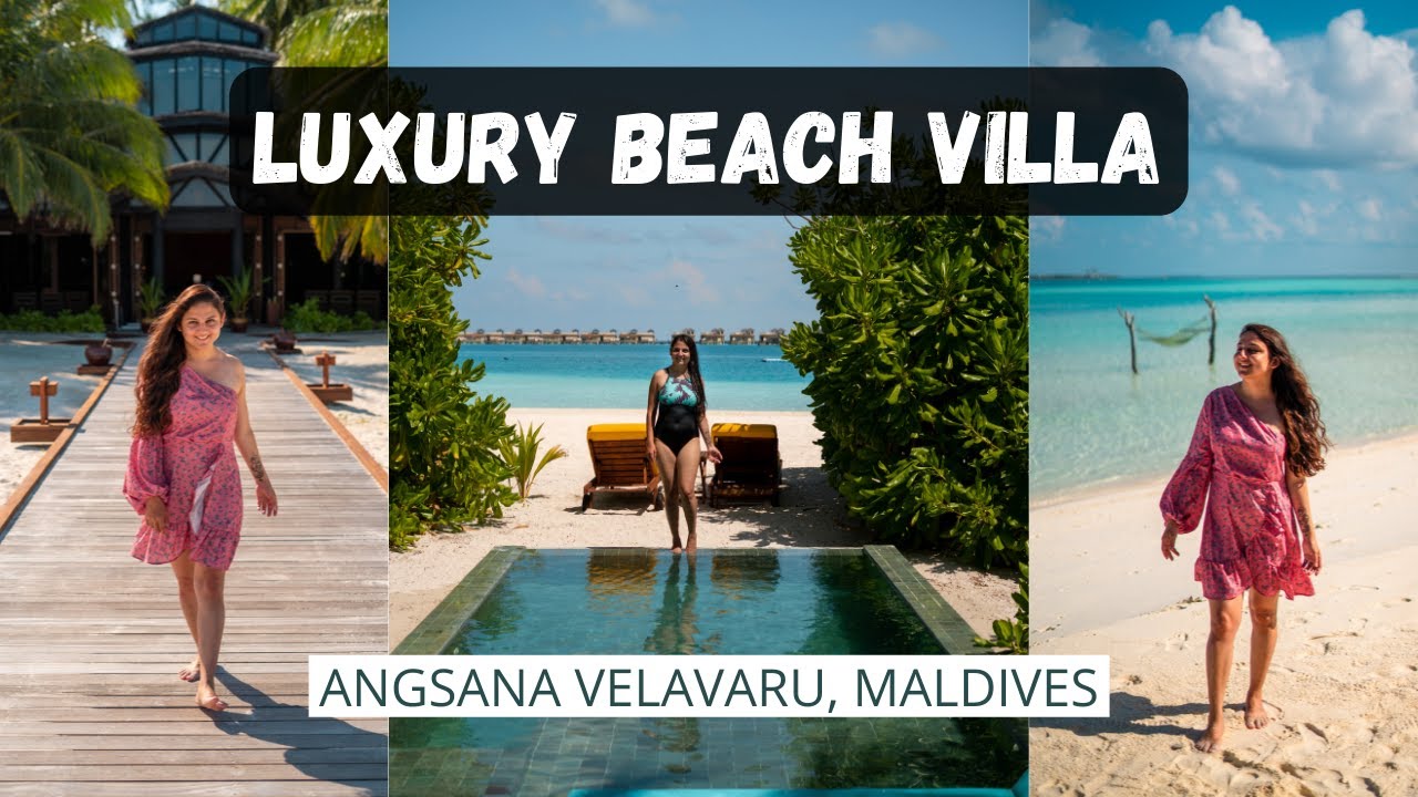 INFINITY POOL BEACH VILLA | Angsana Velavaru Resort | Maldives Vlog 5