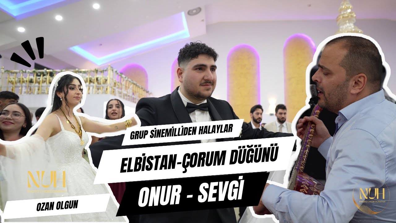 Sevgi-Onur Düğün - Grup Sinemilli Halaylar - Elbistan Çorum