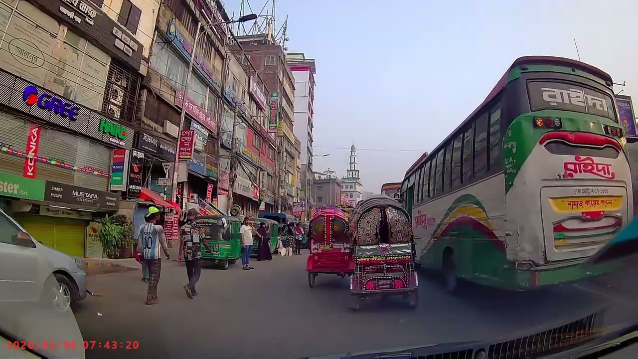 Jurain To Nikunja 2 | Dhaka Morning Drive | March 08, 2026 | DashCam Diary
