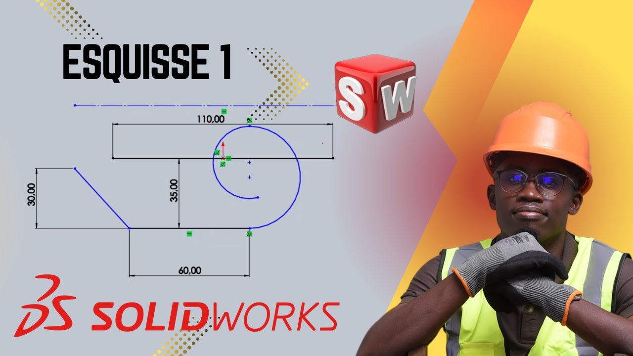 De Débutant à Expert sur SolidWorks 🔥| Esquisse 1😍