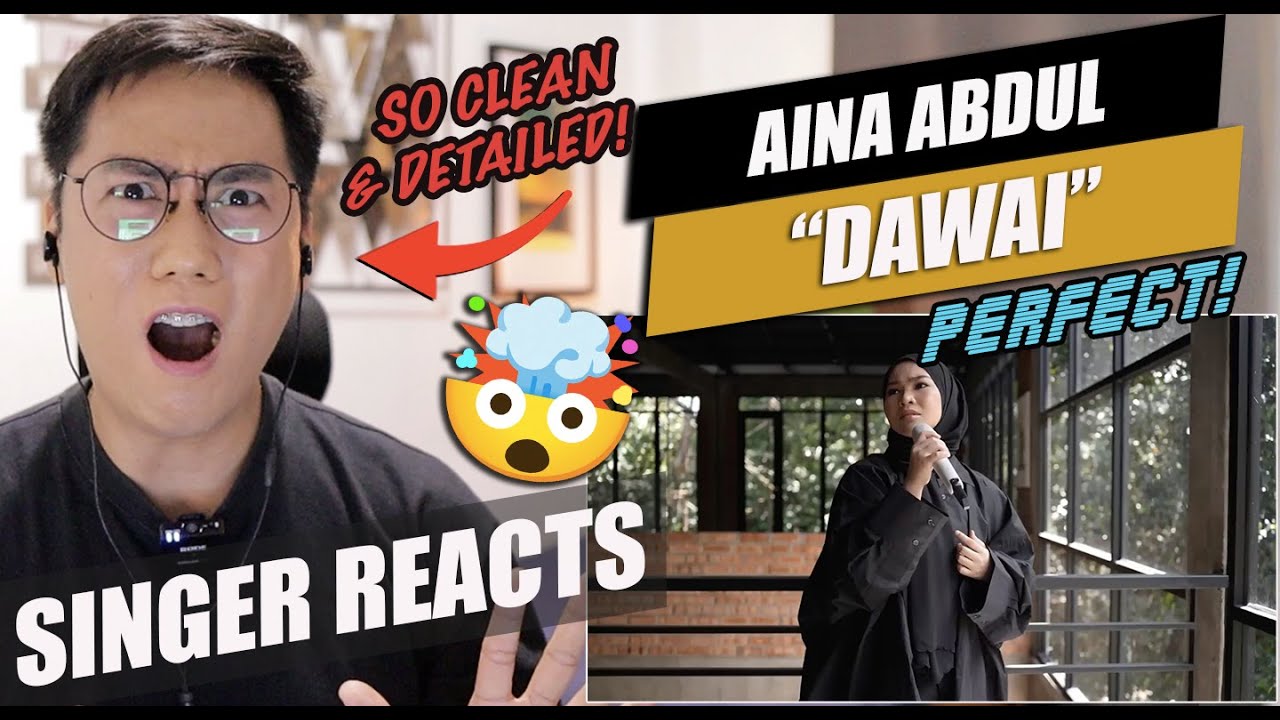 Dawai - Fadhilah Intan ( Cover by Aina Abdul) | SINGER REACTION