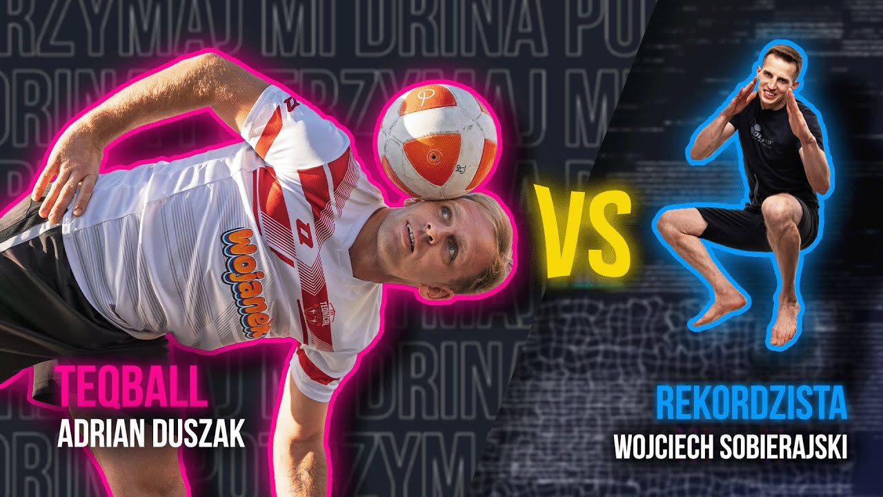 Rekordzista Sobierajski vs. Adrian Duszak - kto rządzi w #teqball  PMD @OlimpSportNutrition