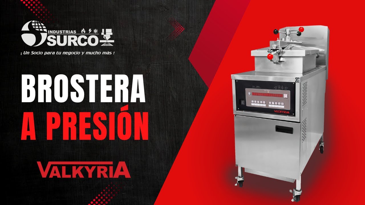 Uso de freidora a presi&oacute;n Valkyria - Industrias Surco