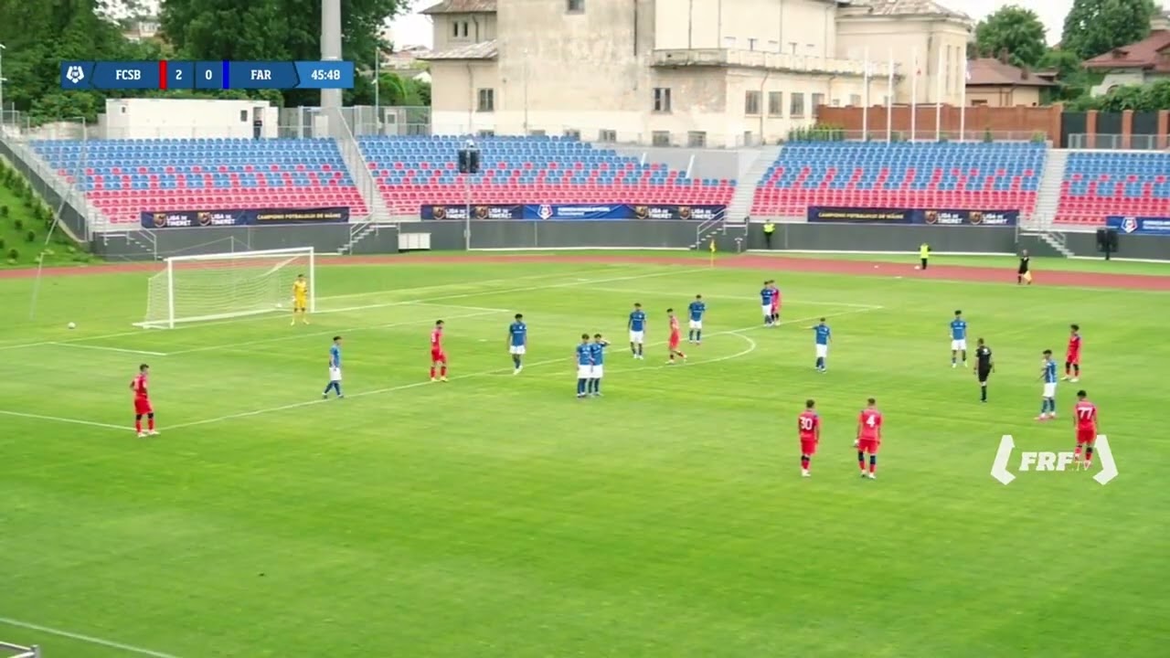 Liga de Tineret, finala mică: FCSB - Farul Constanța 5-0 (Rezumat)