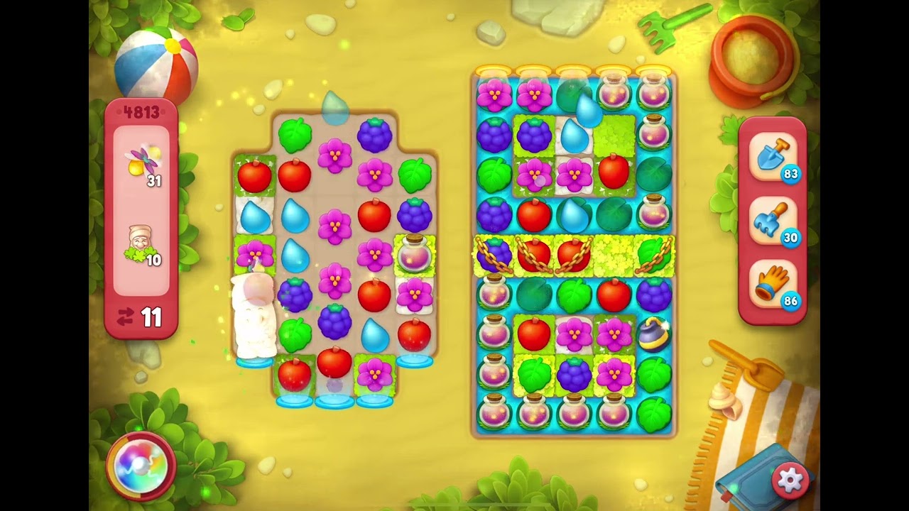 GardenScapes Level 4813 no boosters