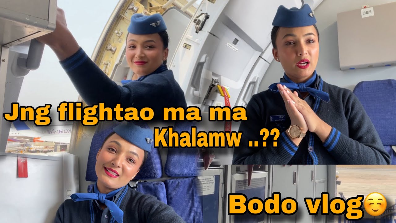 😍Bodo vlog✈️Jng flightao ma ma khalamw naidw…||PUJA BORO|| dorja khou Marwi close khalamw ??✈️✈️