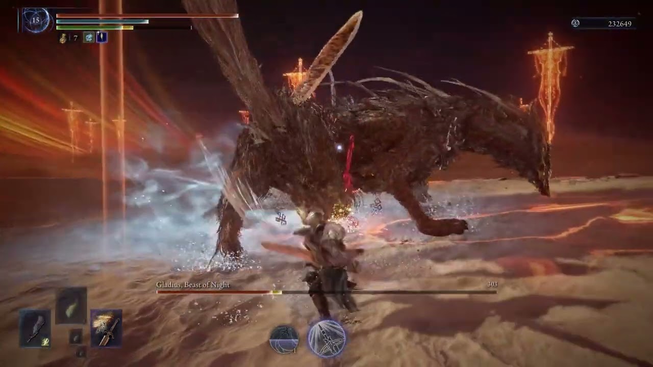 Elden Ring Nightreign No Roll/No Damage Gladius, Beast of Night