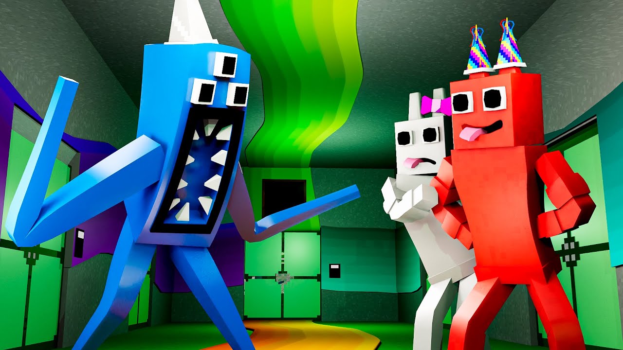 Nabnab VS Banban in Garten of Banban Chapter 2! (Minecraft Animation)
