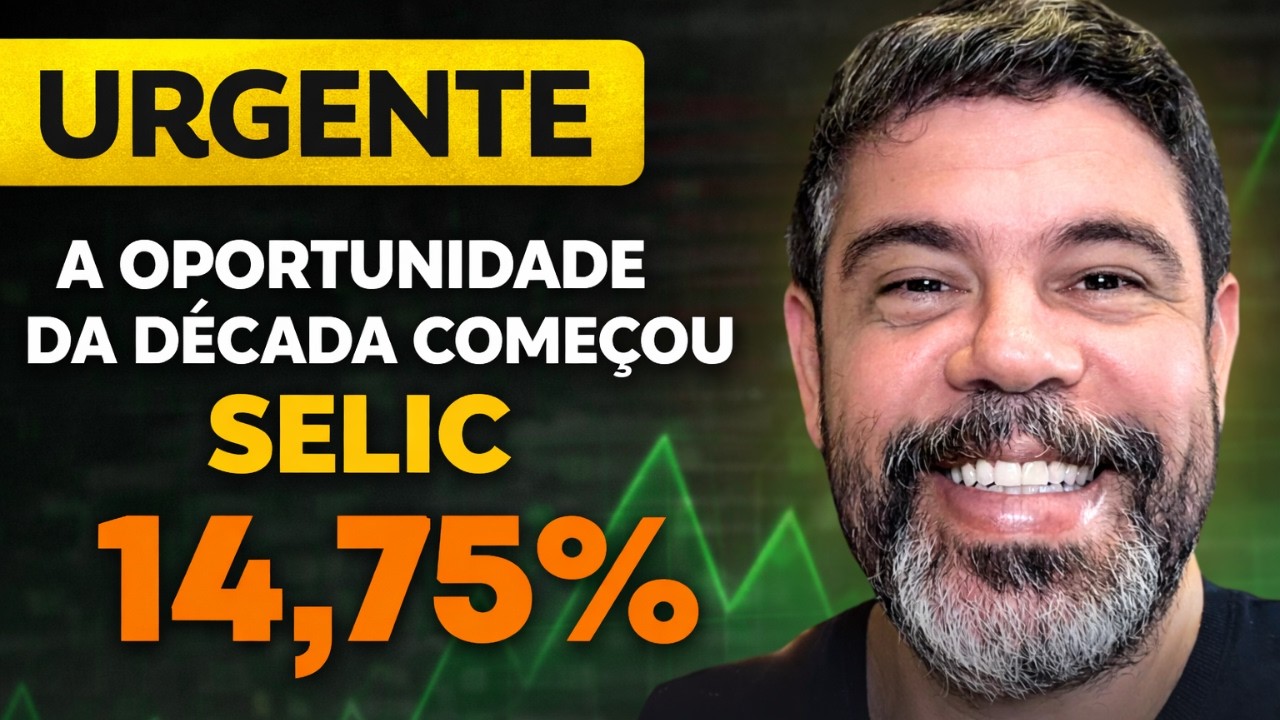 URGENTE: SELIC CAIU! O CICLO COMEÇOU! Como ganhar dinheiro em 2026 com a queda da SELIC