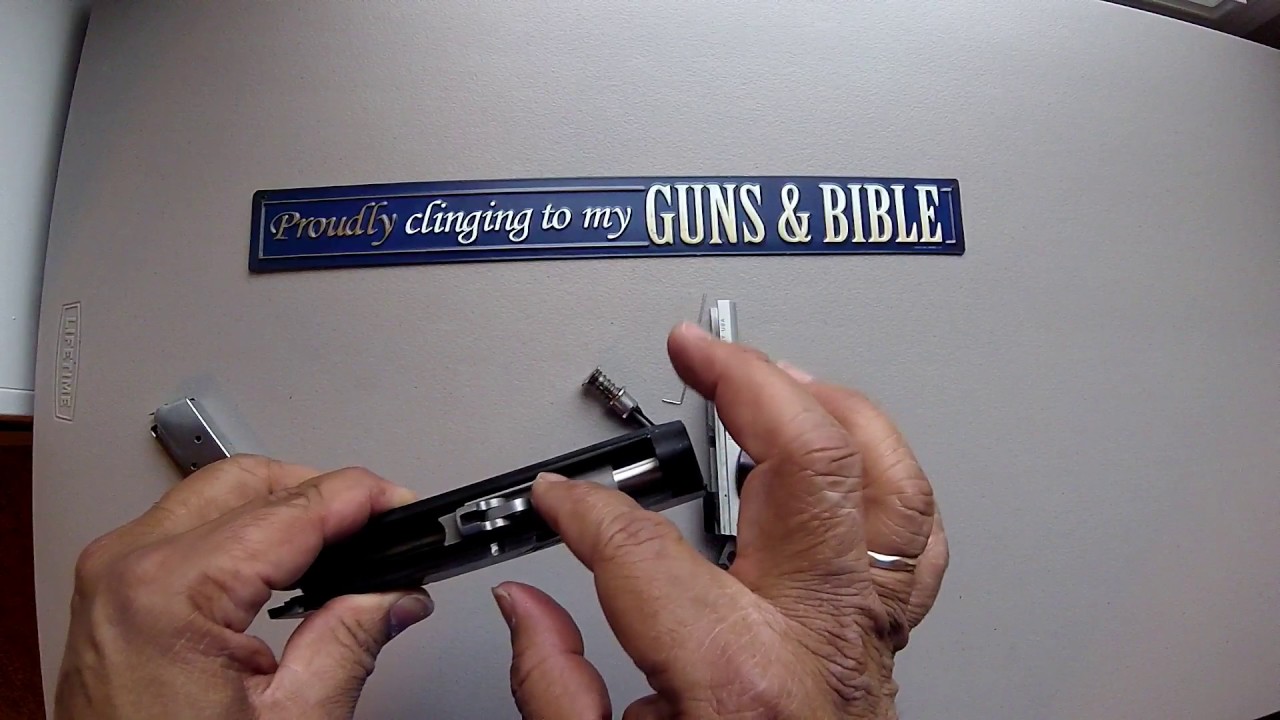 Kimber Ultra Pistol disassembly using an NDZ Takedown Tool