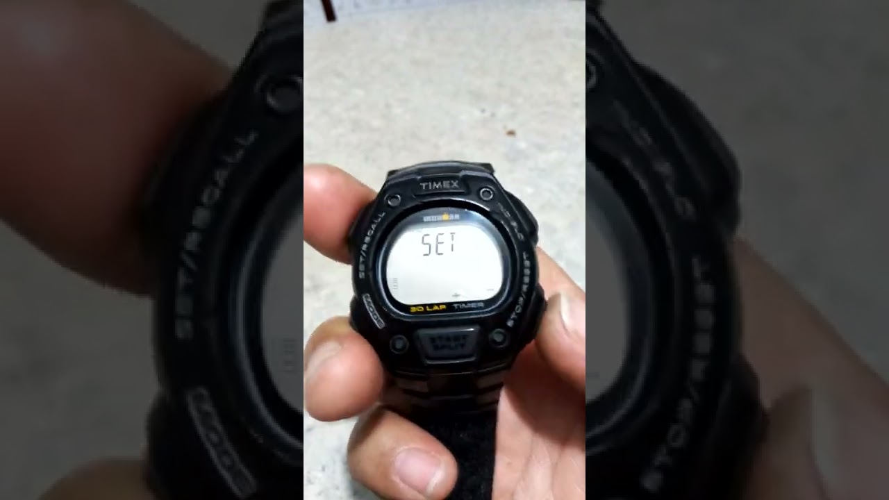 reloj Timex Iron Man 30 lap timer indiglo 100 m digital alarma de hombre en buen estado año 2015
