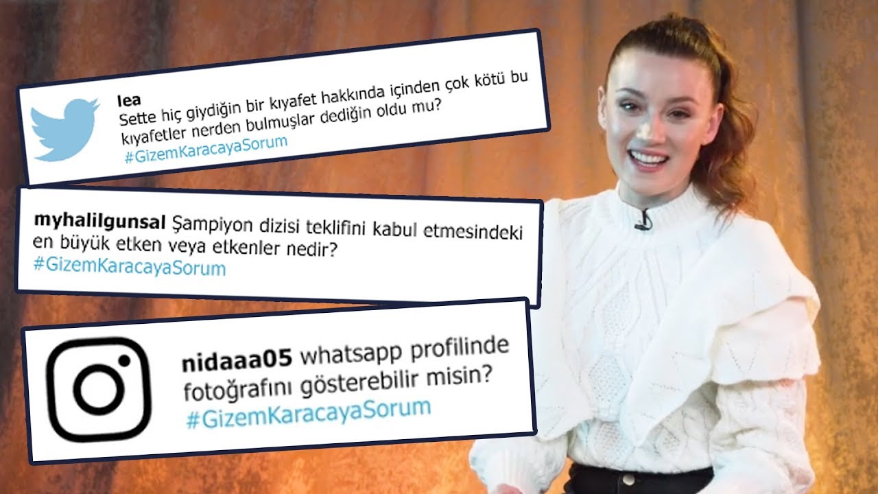 Gizem Karaca Sosyal Medyadan Gelen Soruları Yanıtlıyor!