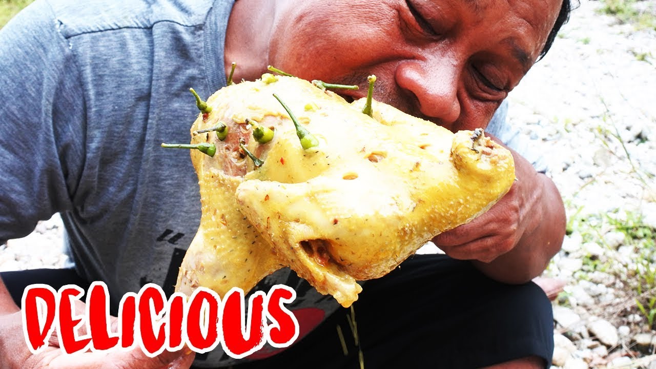 Memasak Gulai Ayam Cabe Rawit di Pinggir Sungai! (Cooking Chilli Chicken Curry at Riverside!)