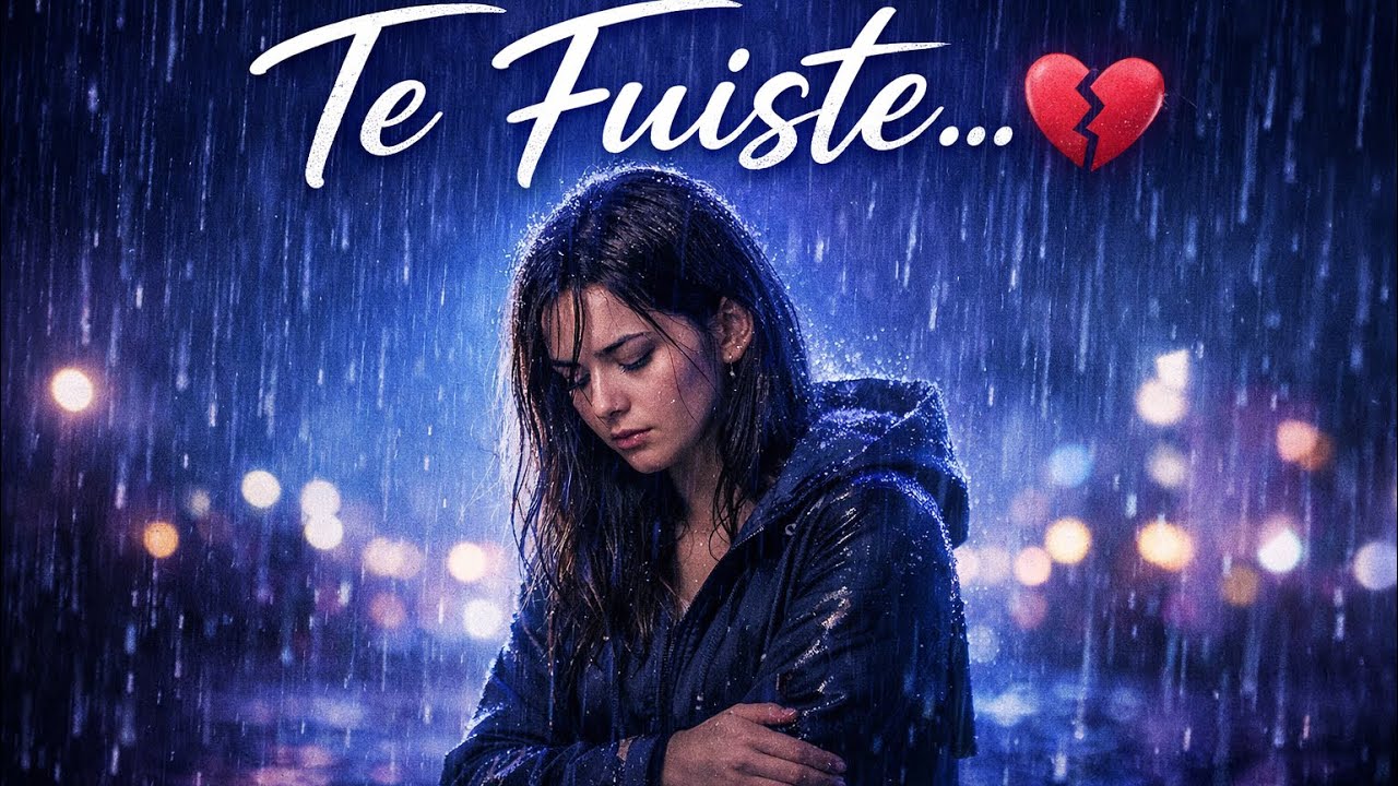 Te Fuiste - Emotional Spanish Love Song 💔 (Official Audio)