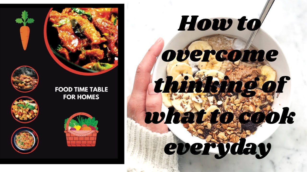Food Time Table for Homes: The Ultimate Weekly Meal Planner for Stress-Free Cooking!