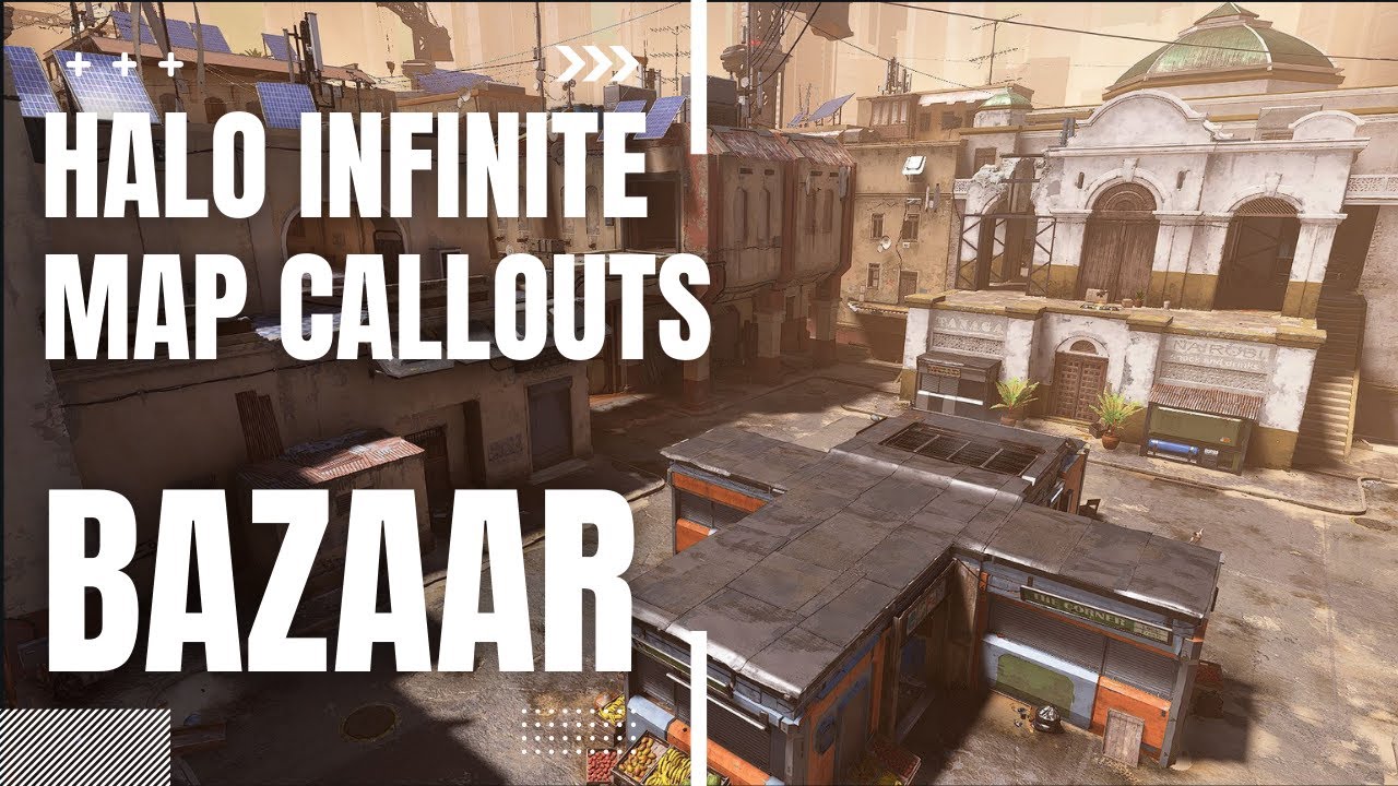 Halo Infinite : Bazaar Map Callouts