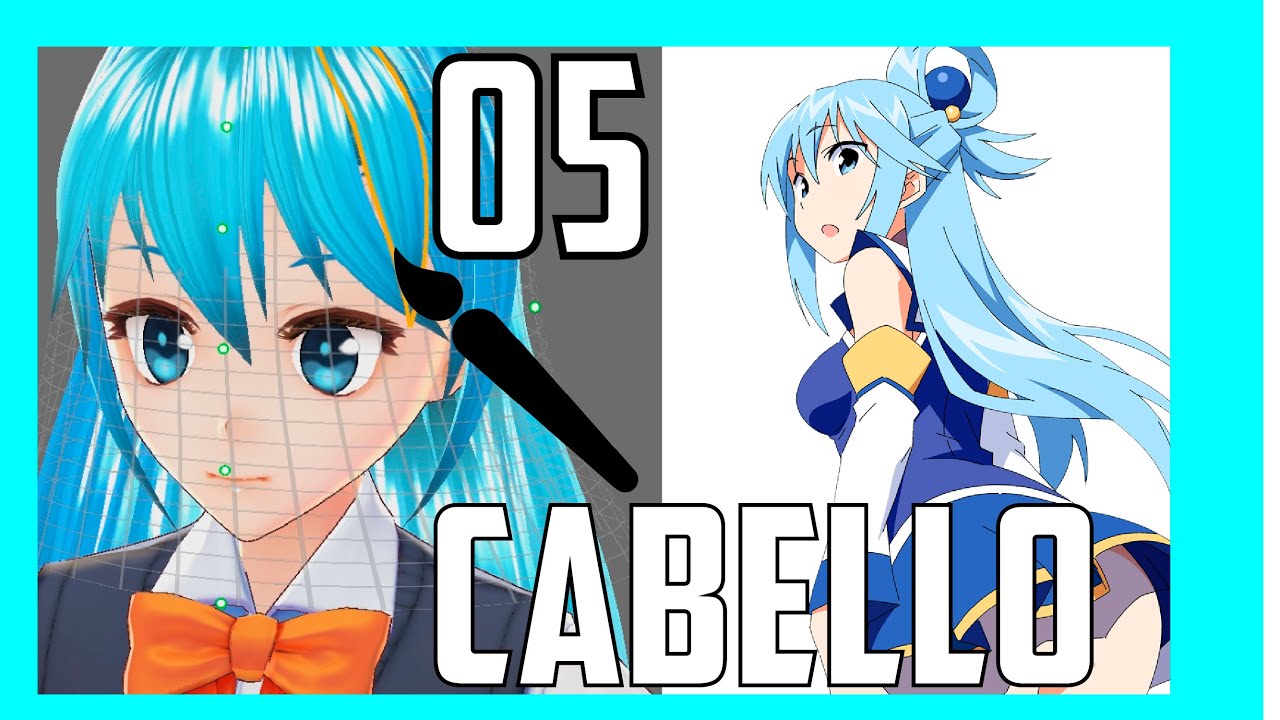 Vroid Studio en Español - Tutorial #05 - cómo hacer peinados en Vroid