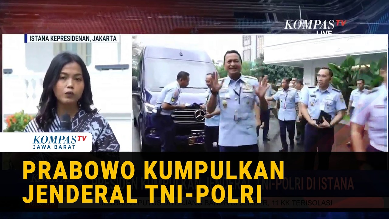 Presiden Prabowo Kumpulkan Jenderal TNI-Polri Selama 3 Jam Beri Evaluasi & Apresiasi