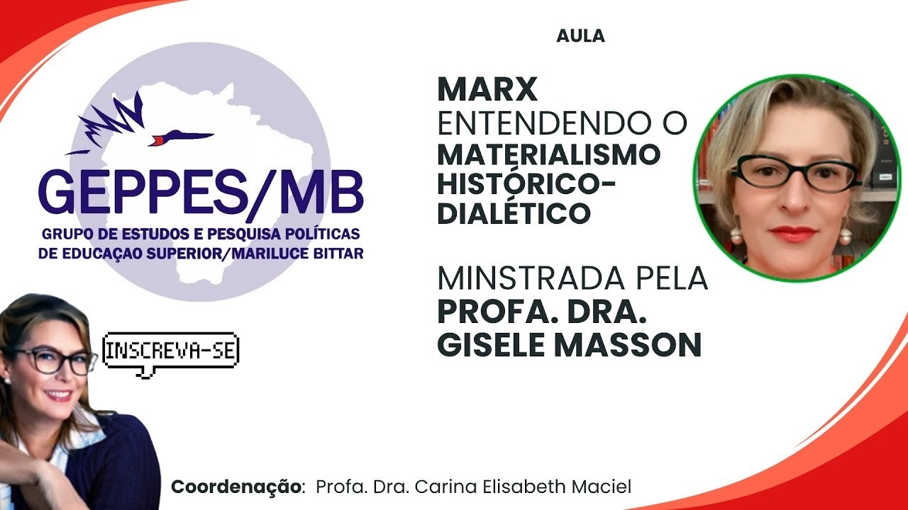 Marx e o materialismo histórico-dialético - Entendendo o método com a Dra. Gisele Masson