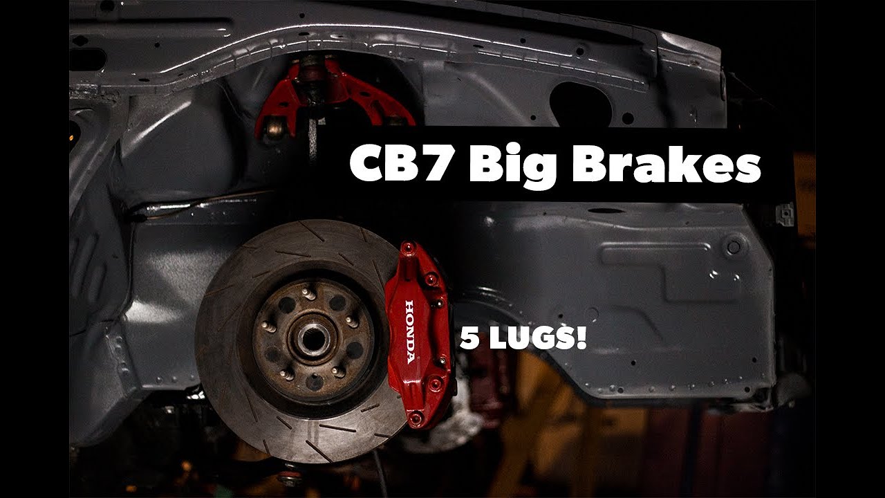 CB7 Front 5 Lug Conversion parts  - prepping for install  - Track CB7 Build EP. 3 - 92 Honda Accord