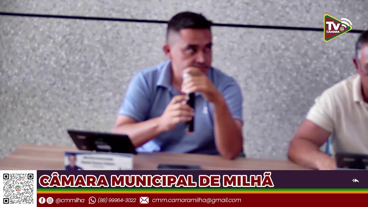 5ª SESSÃO EXTRAORDINÁRIA DA CÂMARA MUNICIPAL DE MILHÃ (15/12/2025)