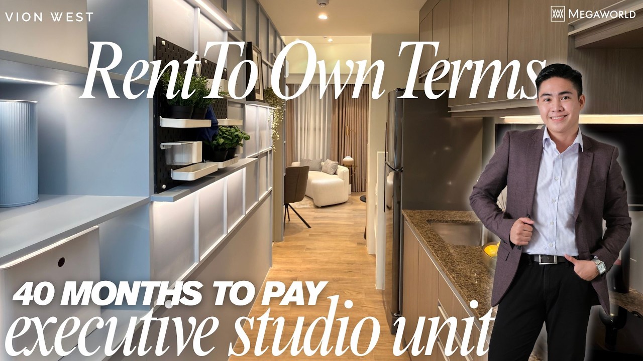 Vion West Executive Studio 34.5sqm | Convertible to 1BR in Makati City Near MRT, LRT & Manila Subway
