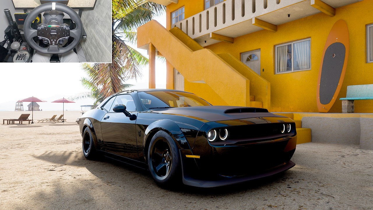 Dodge Challenger SRT Demon 170 | Forza Horizon 5 | Moza R5