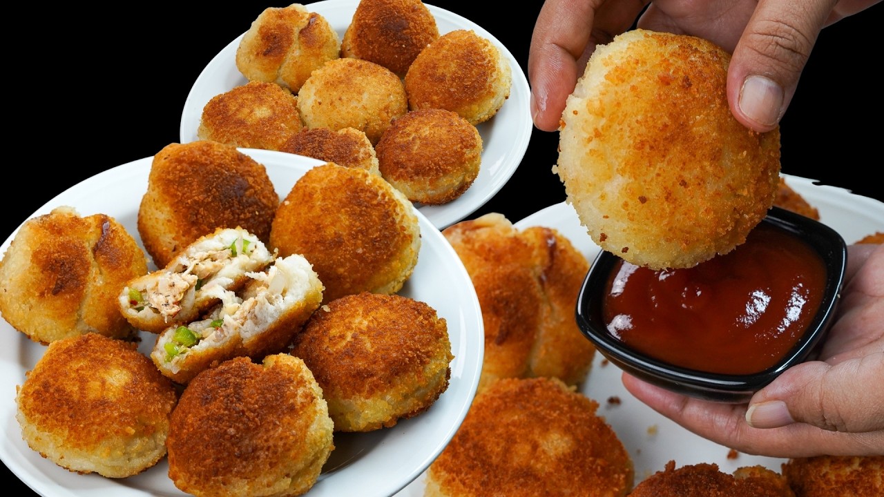 Chicken Bread Ball | Ramadan Iftar Special | N'Oven Foods
