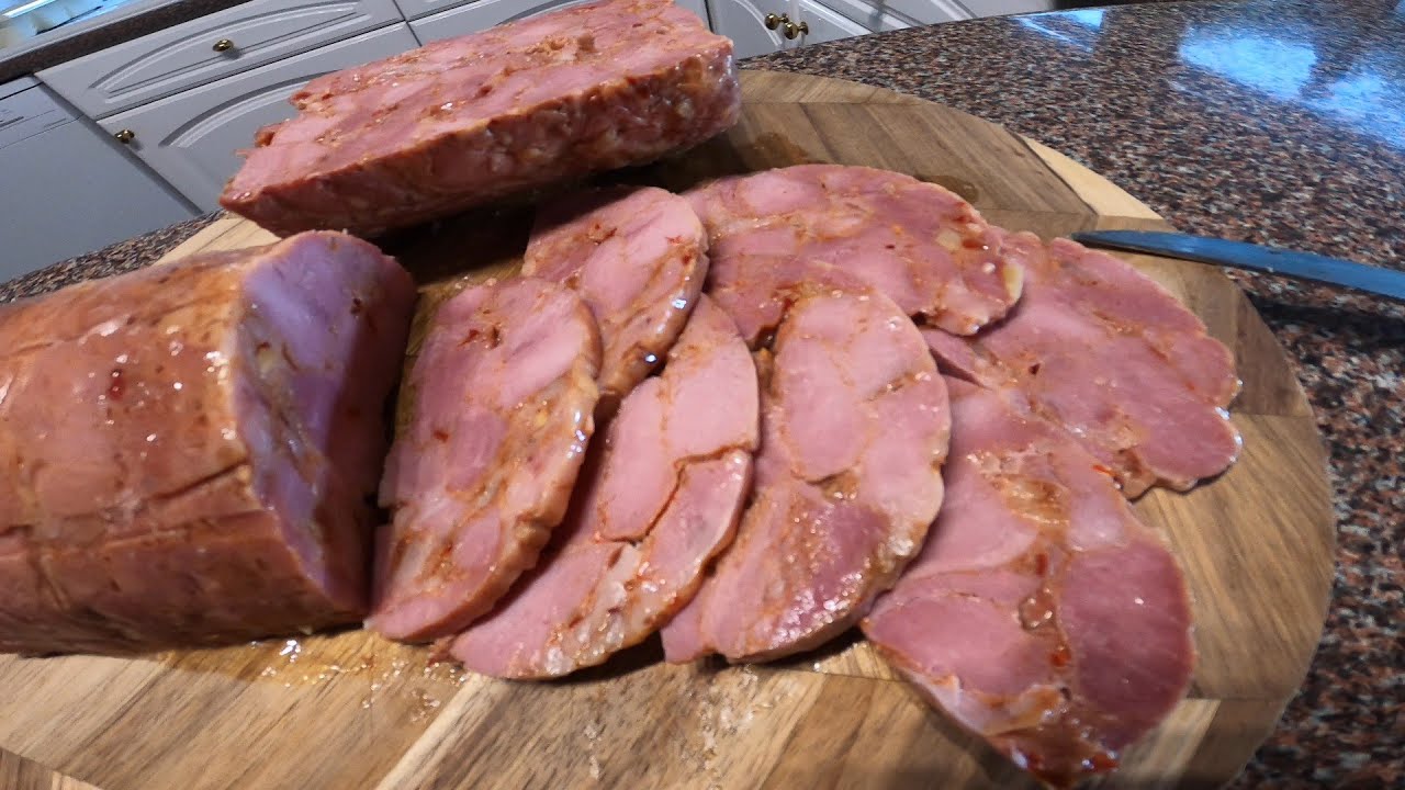 Odc. 185 Szynka miodowa, drobiowa z indyka w szynkowarze...