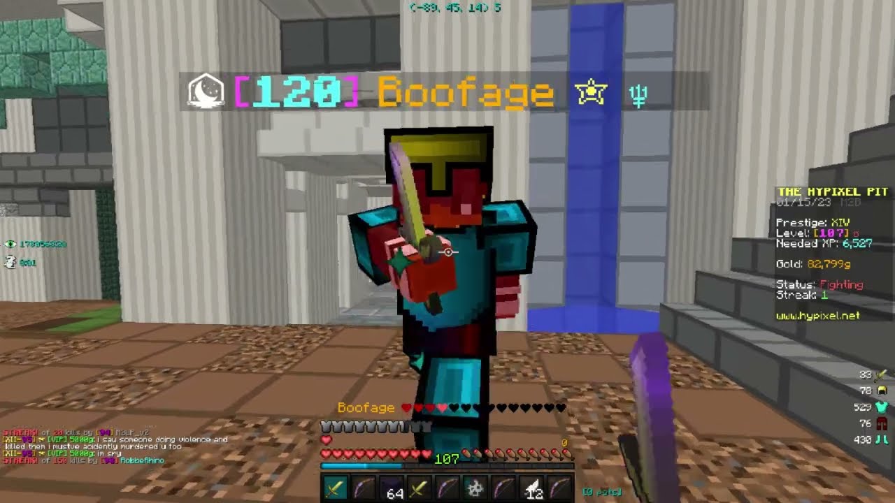 Best Legit Player on The Hypixel Pit 👑