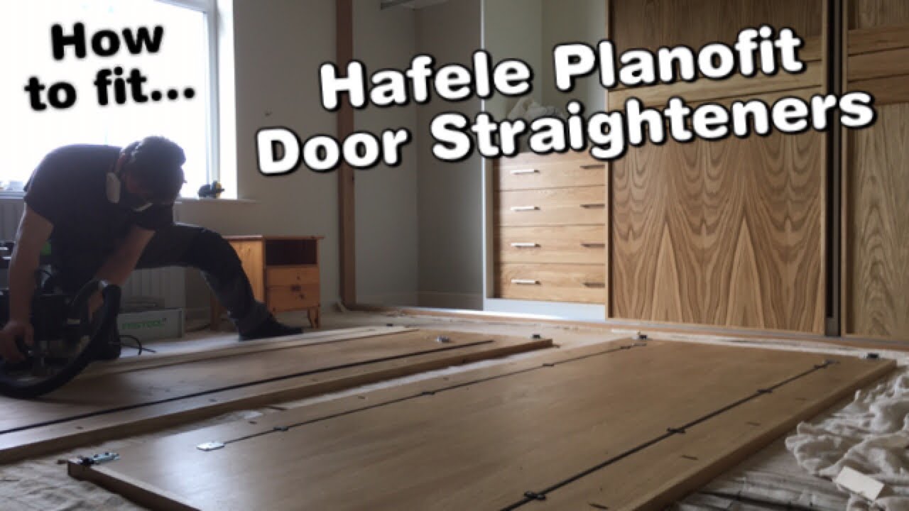 How to Straighten Doors with Hafele Planofit Straightening Bars