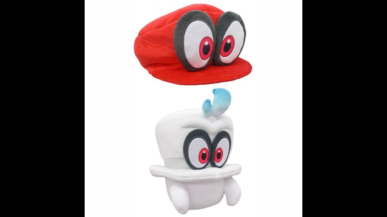 Super Mario Odyssey Cappy Plush & Cap | San-ei [ENG Sub]
