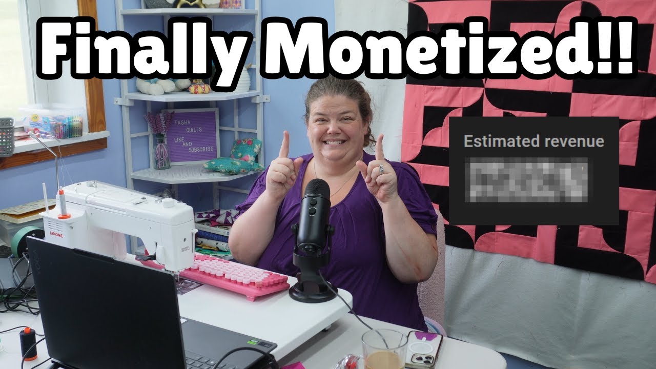 How Much YouTube Paid Me | First Month Monetized as a Small Quilting YouTube Channel