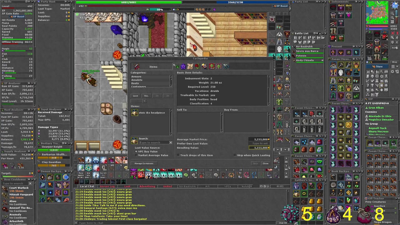 TIBIA Ferobra em Chamas