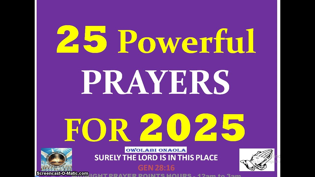 25 Powerful Prayers For 2025