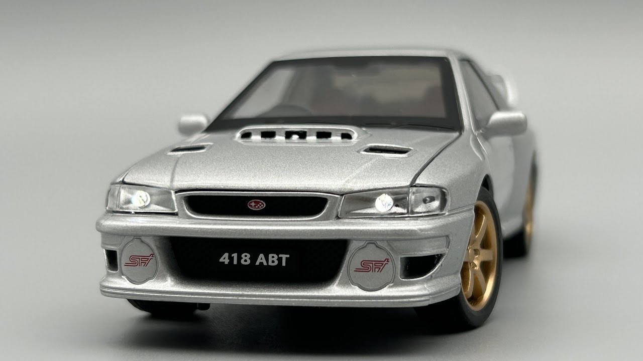 스바루 임프레자 22B STi(1998) JDM 2도어 쿠페 치위안 1/32 다이캐스트 자동차 모형