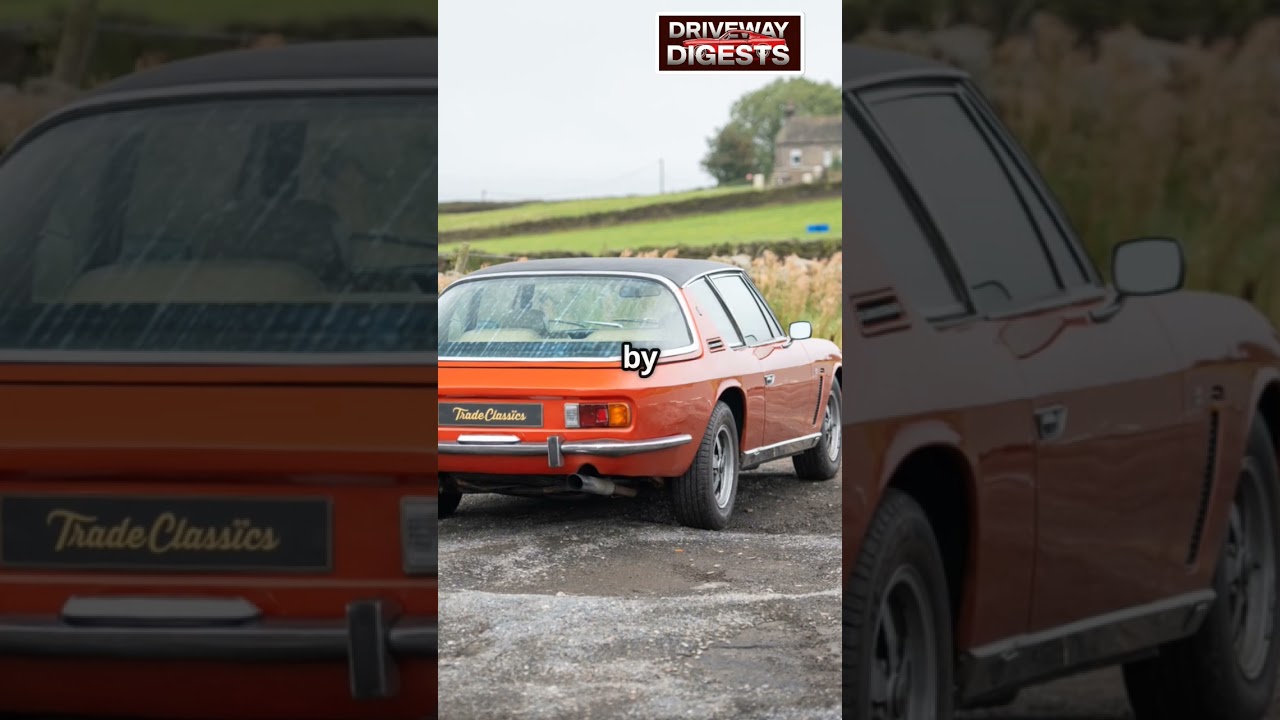 The Jensen Interceptor: Britain's Forgotten V8 Muscle Car! #classiccars #jenseninterceptor #shorts