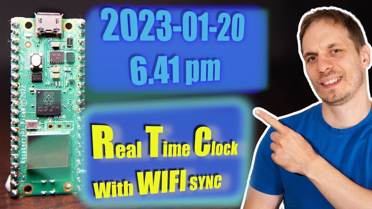 Real time clock sync over WiFi - Pi Pico w - in 6 Minutes
