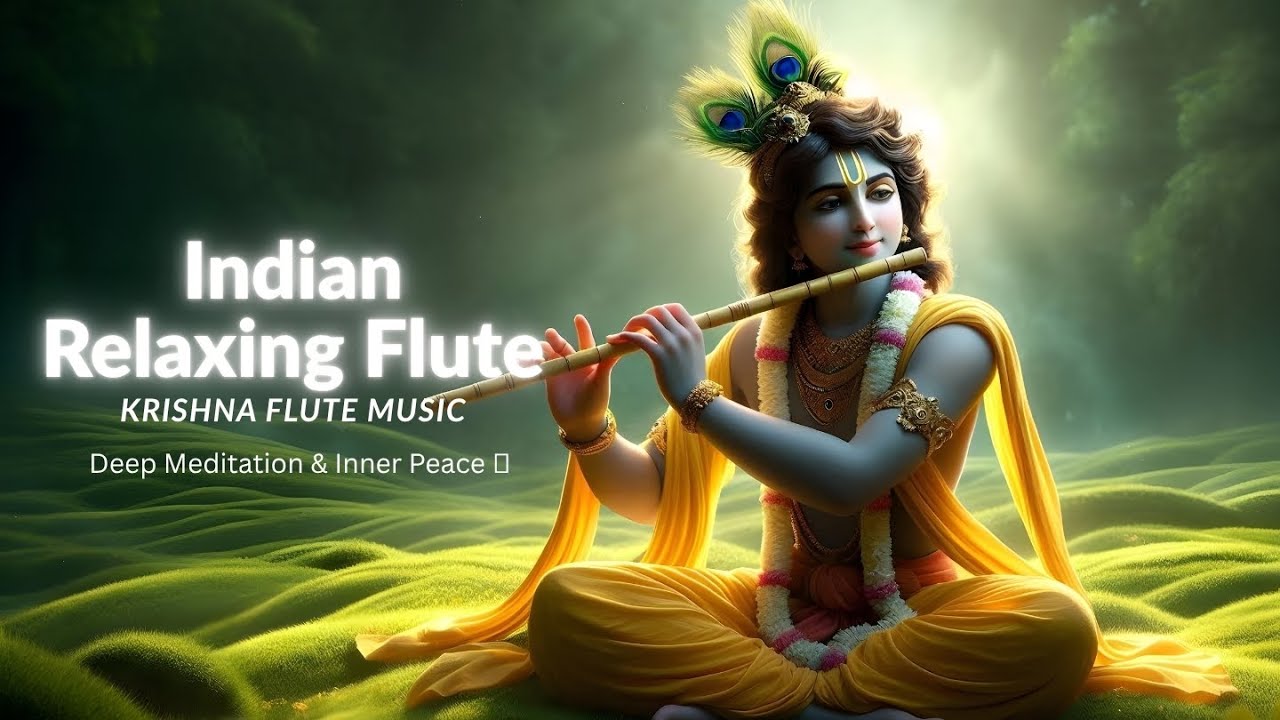 Krishna Flute Music | Indian Relaxing Flute for Deep Meditation & Inner Peace 🪈